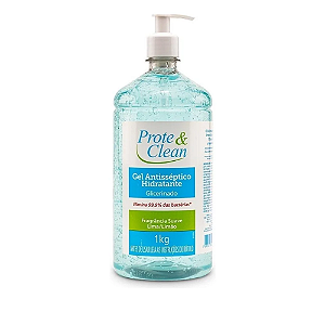 Alcool Gel Antisséptico Hidratante Prote E Clean 1kg 70% Fragrância Limão Lima-Loreto