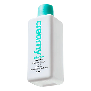 Creamy Skincare Ácido Salicílico 90ml Ameniza Linhas Finas Rápida Absorção-Loreto