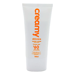 Creamy - Protetor Solar Facial Fps 60 Uva + Uvb - 50ml -Loreto