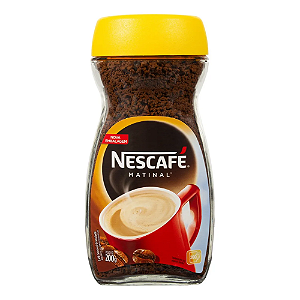 Café solúvel granulado tradicional Nescafé Matinal vidro 200gr-Loreto