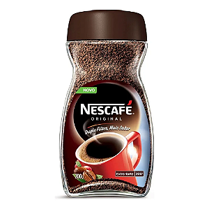 Café Solúvel Granulado Extraforte Nescafé Original Vidro 200g