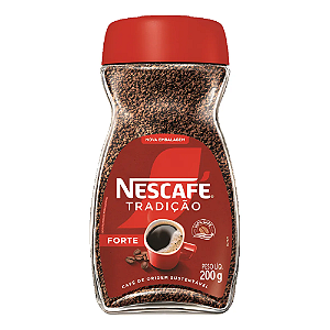 Café Solúvel Granulado Forte Tradição Vidro 200g Nescafé