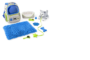 Mochila Infantil Transportadora Pet Com 10 Peças - Pet Multi - Multicolorido-loreto