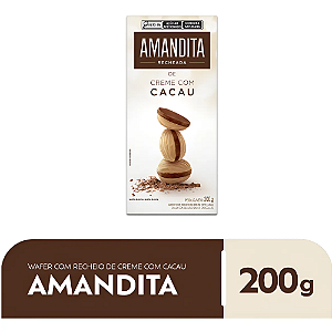 Wafer Recheado Amandita Sabor Chocolate 200g-Loreto