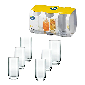Conjunto 6 Copos Lights Nadir 300ml Cor Transparente- Loreto