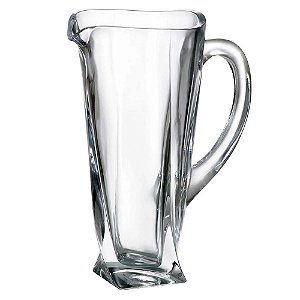 Jarra Crystal Bohemia 1,2L Collection Quadro Jug Cristal