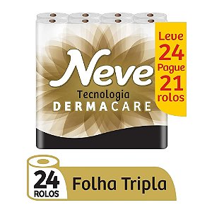Papel Higiênico Supreme Folha Tripla 24 Rolos Neve