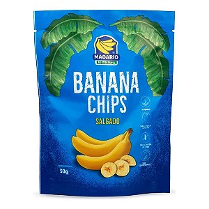 Chips De Banana Salgada Magario 50g