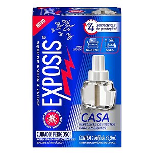 Repelente Casa Exposis Repelente Elétrico Líquido 1 Refil de 32,9ml
