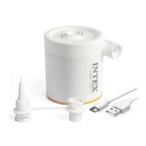 Bomba De Ar Elétrica Usb Inflar Encher Colchão Camping