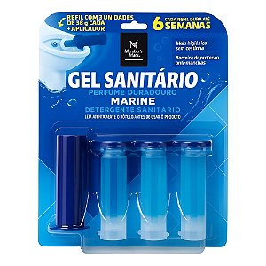 Gel Sanitário Refil Com Aplicador 3 Und De 38g Members Mark