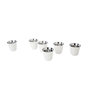 Conjunto Copos Premium Café Inox Member's Mark 80ml 6 Peças