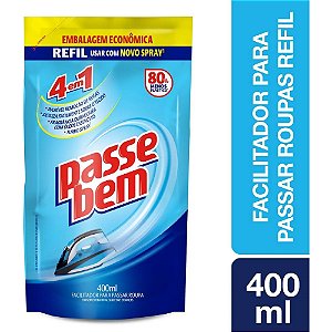 Refil Facilitador de Passar Roupas Passe Bem 400ml