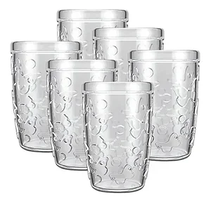 Jogo Copo Aurora 270ml 6 Unid Sucos Refrigerantes Agua Cha