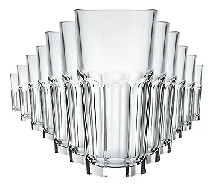 Jogo Copo Bristol 340ml 12 Unid Sucos Refrigerantes Agua Cha