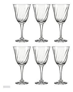 Conjunto De Taças Lírio 365 Ml Agua Vinho 6 Peças Transparente