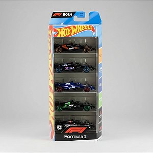 Carrinho Hot Wheels Pack C/ 5 - Edição Formula 1 F1