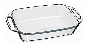 Assadeira Travessa Retangular Seletta Sem Tampa 3,5l Marinex Vidro