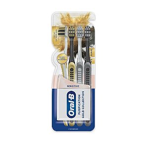 Escova Dental Oral-b Purification Gold Collection 4 Unidades