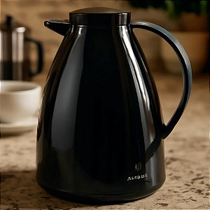 Garrafa Térmica Bule Viena Preto 750ml Invicta Até 6h Quente