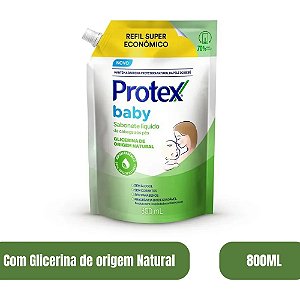 Sabonete Líquido Baby De Glicerina Natural 800ml Protex