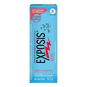 Repelente Gel Exposis Sem Perfume Bebê 117g