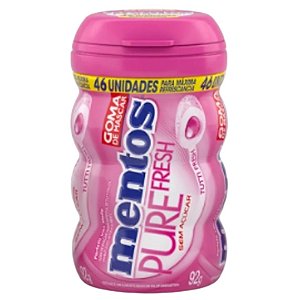 Chiclete Mentos Pure Fresh Big Garrafa 46p Tutti Fresh - 92g
