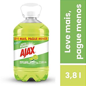 Limpador Ajax Fresh Lemon 3,8L