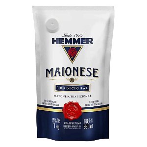 Maionese Tradicional Sachê 1kg Hemmer