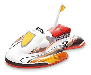 Flutuador Para Piscina Moto Aquática Intex 57520np - Laranja-claro