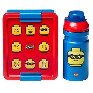 Conjunto Lancheira E Garrafa Lego Bpa Free Oficial Lego