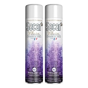Kit 2 Aromatizador Ambientes Secar Lavanda De Paris 360ml