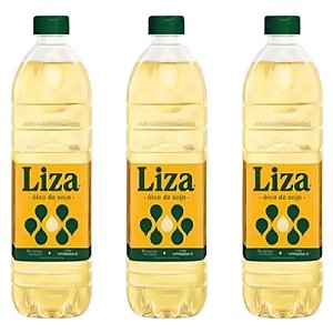 Kit 3 Óleo De Soja Liza 900 Ml