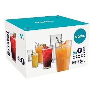 Bristol Copo Long Drink 340 Ml - Jg C/ 06 Pcs