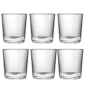 Kit 06 Copos Pasabahce Doro Whisky - Vidro - Copo 390ml