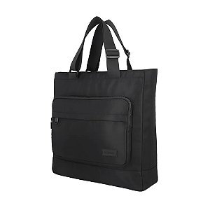 Bolsa Xtren Chloe 5xt Tote Preta Liso Com Alças Pretas