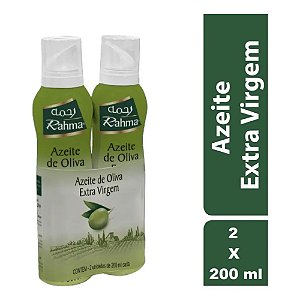Spray De Azeite De Oliva Extra Virgem Rahma 2 Un 200 Ml