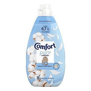 Amaciante De Roupa Concentrado Puro Cuidado Comfort Frasco 1