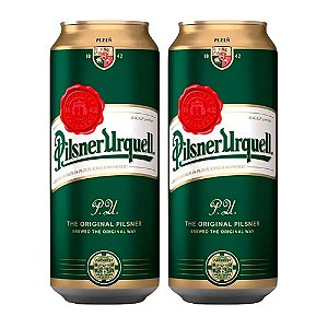 Cerveja Tcheca Pilsner Urquell 500ml - Pack Com 2 Unidades