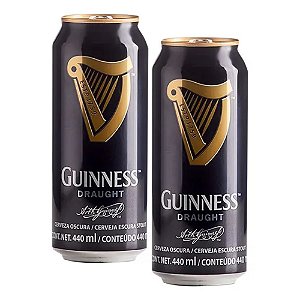 Kit 2 Cerveja Guinness Draught 440ml