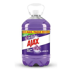Limpador Ajax Festa Das Flores Lavanda 3,8l
