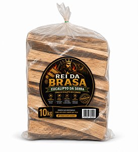 Lenha Eucalipto Premium Rei Da Brasa A Original 10kg