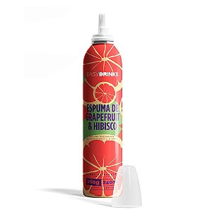 Espuma De Grapefruit E Hibisco Pronta Spray Easy Drinks 260g