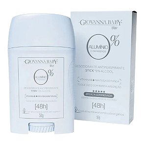 Desodorante Stick 0 Álcool E Alumínio Blue 50g Giovanna Baby