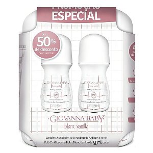 Desodorante Roll-on Antitranspirante Giovanna Baby Baunilha