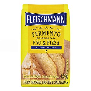 Fermento Biológico Seco Instantâneo Fleischmann Pacote 125g