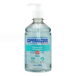 Gel Antisseptico Para As Mãos Coperalcool Bacfree 400gr