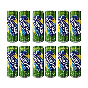 Cerveja Flying Fish Lemon Lata 350ml - Pack Com 12 Unidades