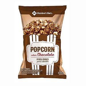 Pipoca Doce De Chocolate 270g Sabor Chocolate