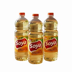 Kit C/3 Óleo De Girassol Soya 900ml